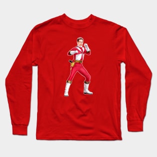 Power Rangers Lightspeed Rescue Red Long Sleeve T-Shirt